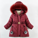 Kids Girls Winter Thicken Coat/Snow Hoodie Jacket