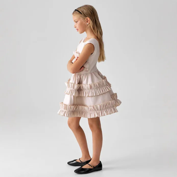 Kids Girls Cake Lace Skirt and Tank Top Dresses