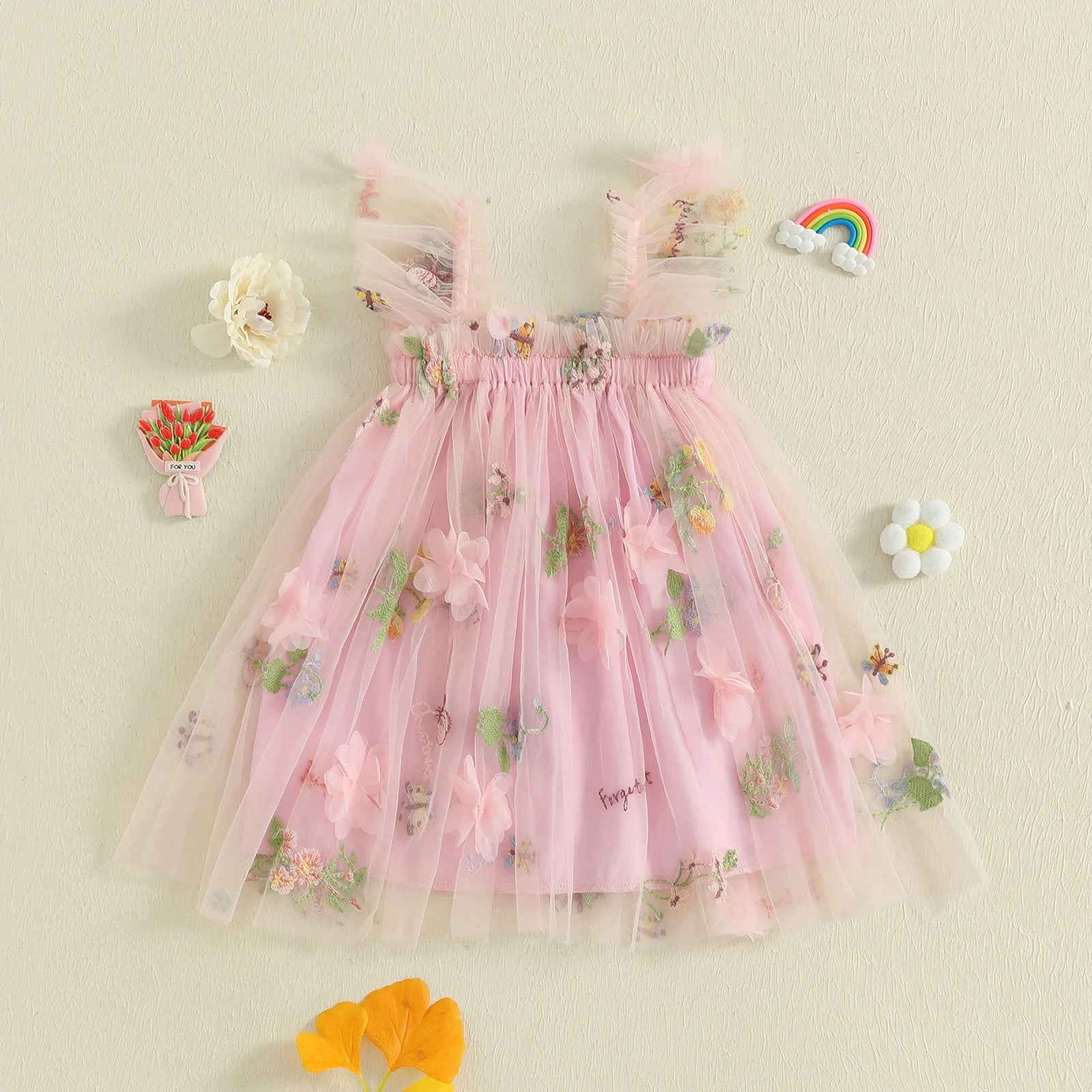 Little Girls Luxury Birthday Party Dresses for Summer