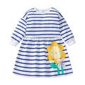 Cartoon Animals Embroidery Kids Girls Princess Frocks childrensterritory