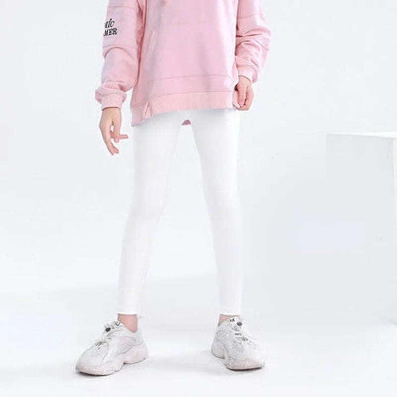 Casual Ankle-Length Kid Girl Thin Tights Sweatpants childrensterritory