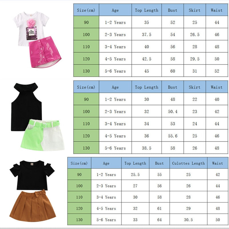 Kids Girl 2 Piece Floral Print Summer Fashion Outfits childrensterritory
