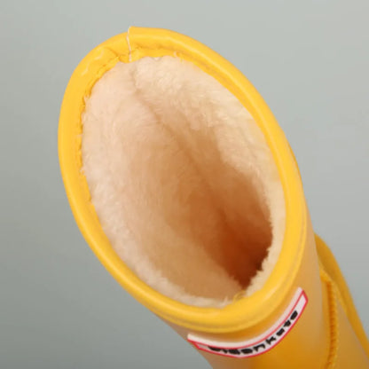 Kids Waterproof Winter Rain/Snow Boots with Fleece Inside childrensterritory