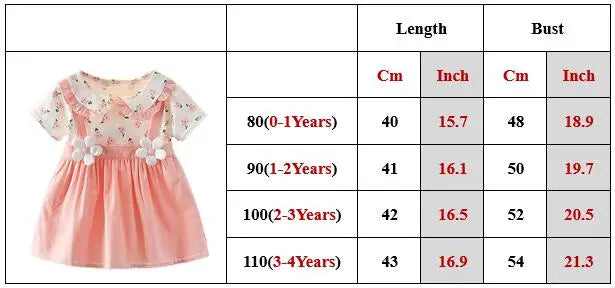 Baby Girls Doll Collar Summer Princess Birthday Party Dresses childrensterritory