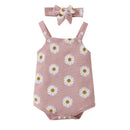 Floral, Rainbow, or Shell Print Baby Girl Bodysuit childrensterritory