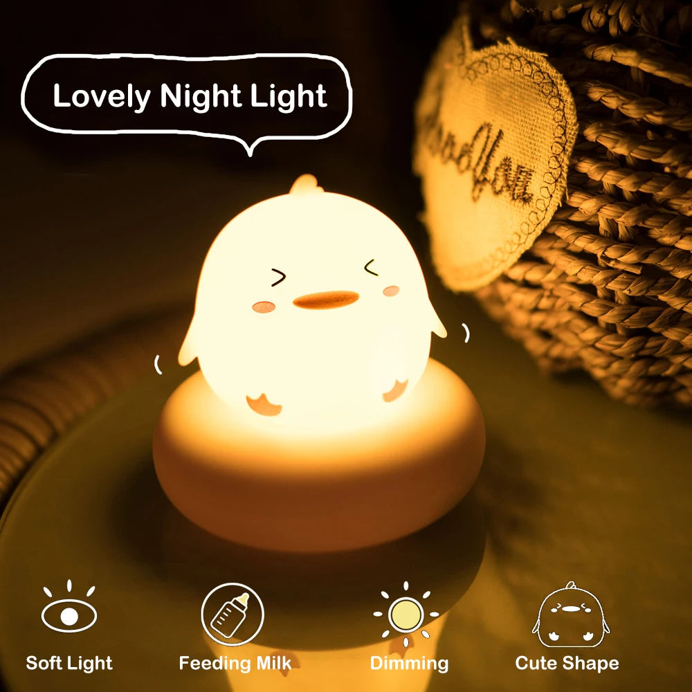 Rechargeable Touch Sensor Dimmable Cute LED Night Lights