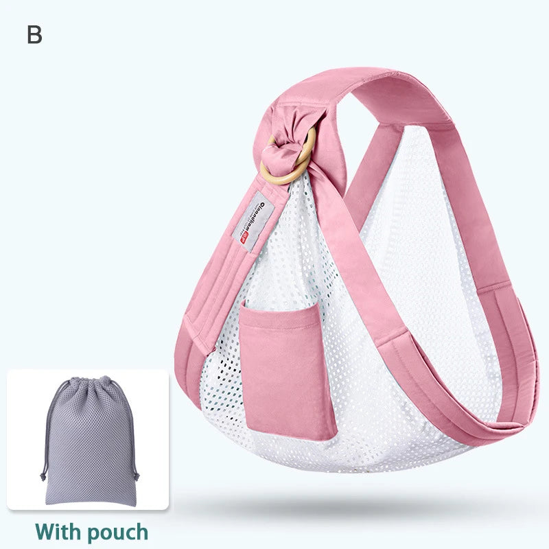 Comfortable Dual-Use Baby Wrap Carriers Up To 130 Lbs childrensterritory