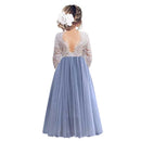 Little Girls Flower Lace Design Summer Birthday Dresses childrensterritory