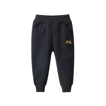 Kids Plus Thick Velvet Warm Sports Pants for Boys and Girls childrensterritory