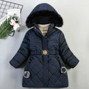 Kids Girls Winter Thicken Coat/Snow Hoodie Jacket