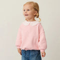Kids Girls Designer Warm Fleece Inside Sweatshirts