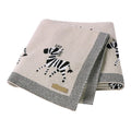 Cartoon Print Soft Cotton Fabric Baby Blankets childrensterritory