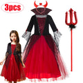 Ghost Bride Kids Girls Costume For Purim Halloween Party
