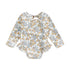 Floral Print Long Sleeve Kid Girl Beachwear Swimsuit childrensterritory
