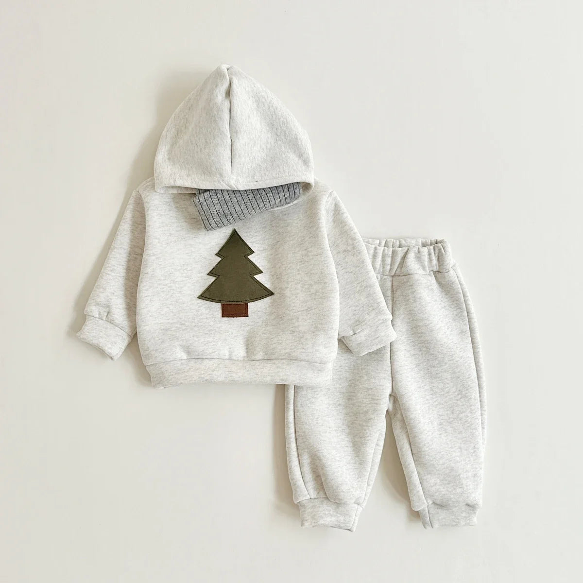 Kids' Long-Sleeved Winter Hooded Clothing Set childrensterritory