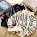 Casual Striped Design Sports Sweatshirts for Kids childrensterritory