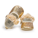 First Walkers Cotton Bottom Non-slip Flower Lace Shoes childrensterritory