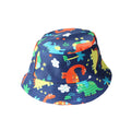 6 Colors Kids Cartoon Dinosaur Print Fisherman Hat childrensterritory