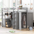 Designer Kids Loft Bed Frame With Storage Drawers childrensterritory