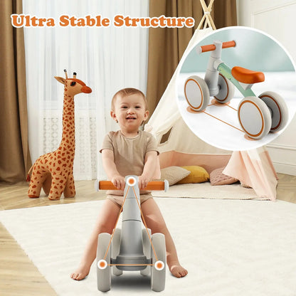Four-wheeled Baby Balance Bikes childrensterritory