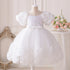 Flower Lace Design Sequins Ball Gown Party Dresses For Girls childrensterritory