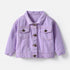 Candy Color Unhooded Denim Jacket for Little Boys Girls childrensterritory