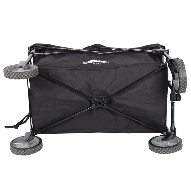Large Black Bucket Cart with Multiple Uses and Portability childrensterritory