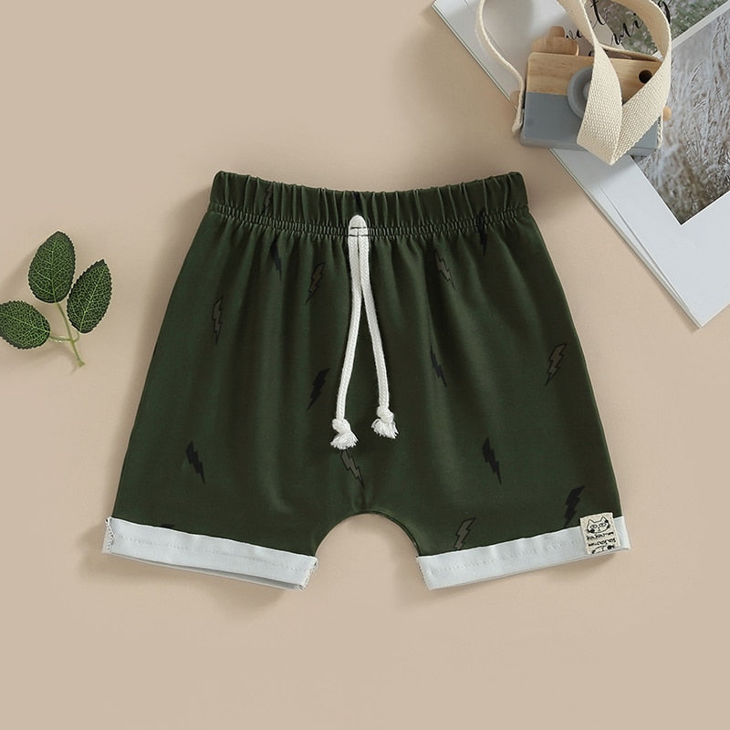 Baby Boy Elastic Waist Striped Summer Shorts childrensterritory