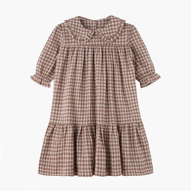 Kids Boys Girls Plaid Matching Summer Clothing Sets childrensterritory