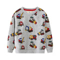 Cartoon Glitter Butterfly Design Little Girls Sweatshirts