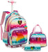 Kids 3pcs Rolling School Backpack Set with Lunch Bag and Pencil Case childrensterritory