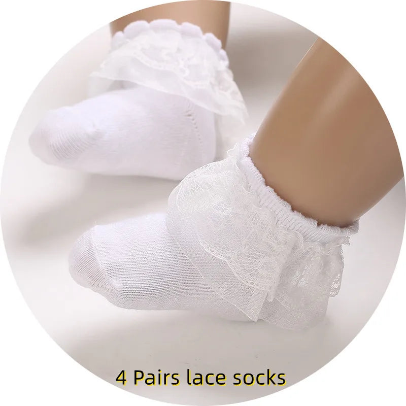 Baby Princess Bowknot Non-Slip Spring Shoes And Socks childrensterritory