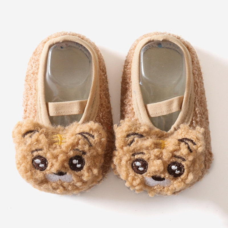 Baby Boys Girls Warm Anti-slip Floor Socks First Walker childrensterritory