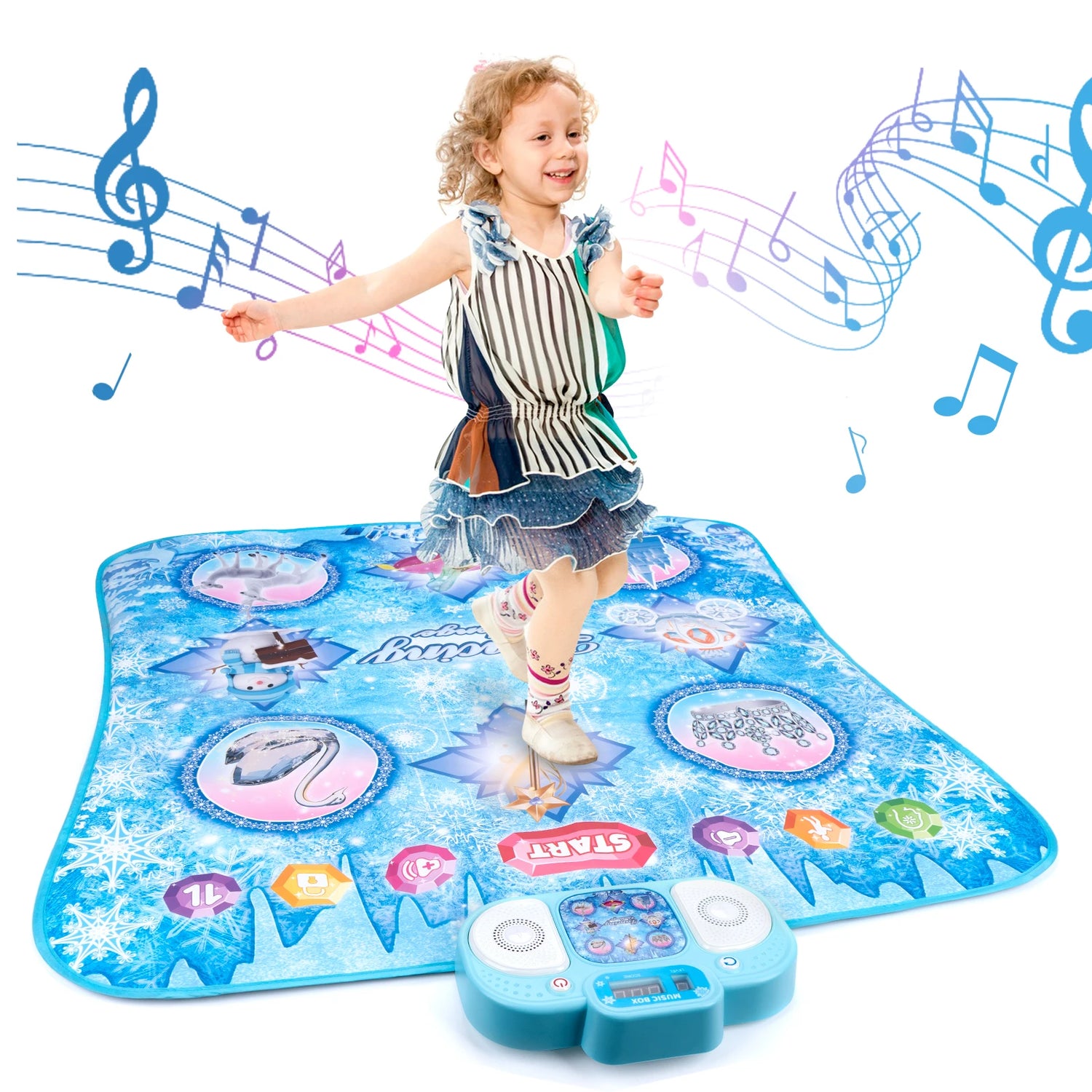 Kids Interactive Musical Floor Mat for Dance and Play Activities childrensterritory