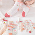 Baby/Kids 5 Pairs/Lot Breathable Casual Mesh Socks for Boy Girl childrensterritory