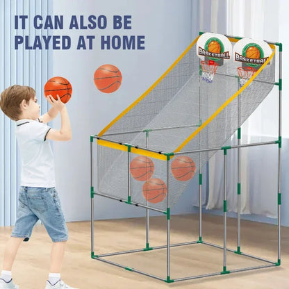 Kids Two Player Large Basketball Hoop Shooting Toys