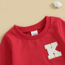 Kids Round Neck Long Sleeves Stylish Winter Sweatshirt