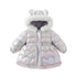 Little Girls White Duck Down Casual Warm Outdoor Parka childrensterritory