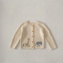 Round Neck Embroidery Design Sweater For Girls