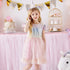 Kids Girls Sleeveless Sequin Princess Dresses for Summer childrensterritory
