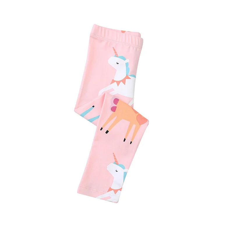 Unicorns Design Full-Length Leggings for Girls childrensterritory