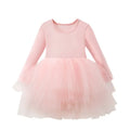 Tulle Puffy Tiered Long Tail Flower Girl Dresses For Wedding Party