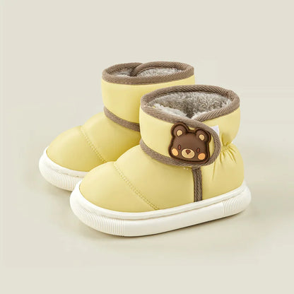 Warm Solid Color Cotton Snow Boots for Baby/Toddlers childrensterritory