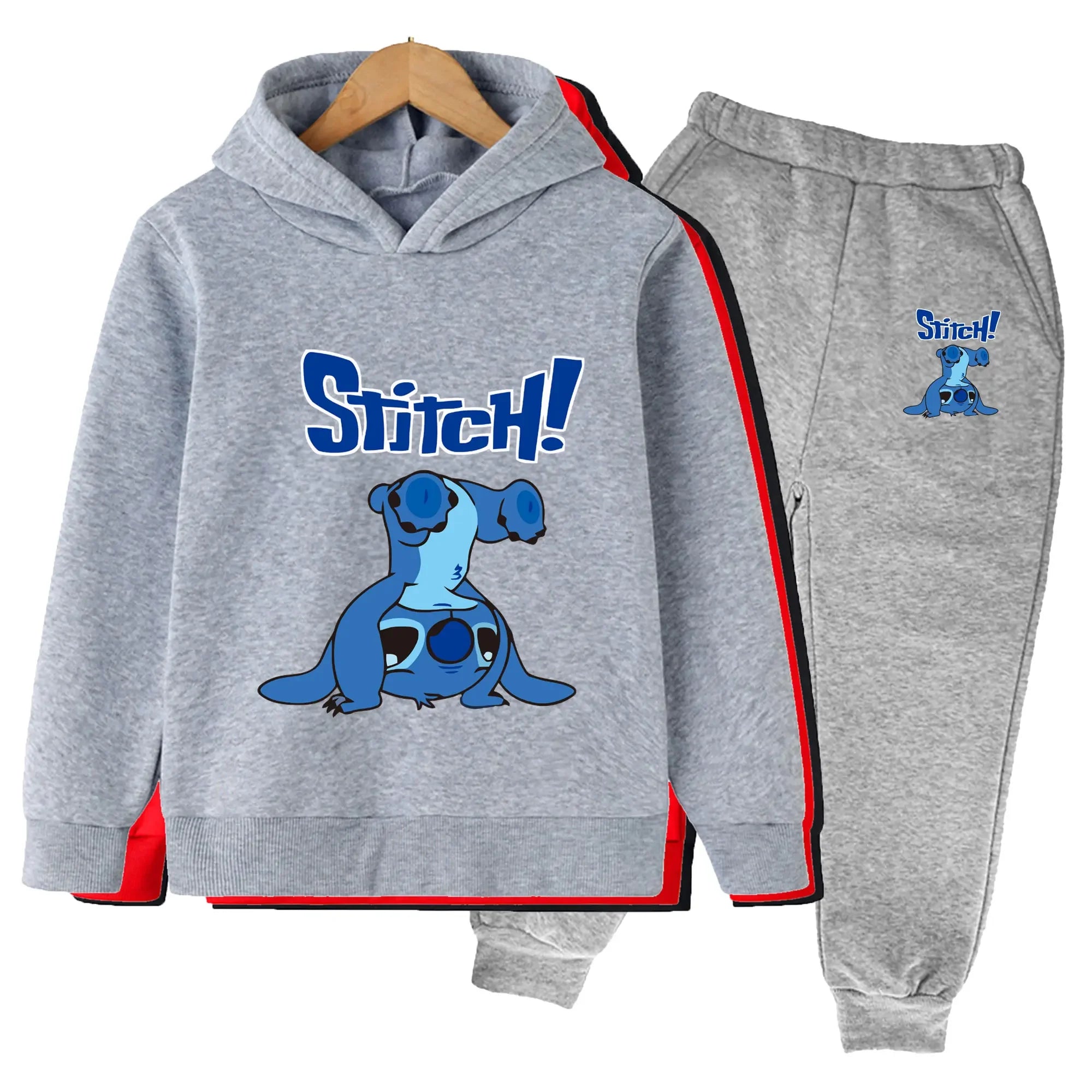 Long-Sleeved Cartoon Print Winter Tracksuit For Kids