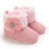 First Walker Girls Pink Warm Cute Fur Velvet Snow Boots childrensterritory
