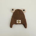 Cartoon Bear Ear Protection Knitted Hat for Toddler Boys Girls childrensterritory