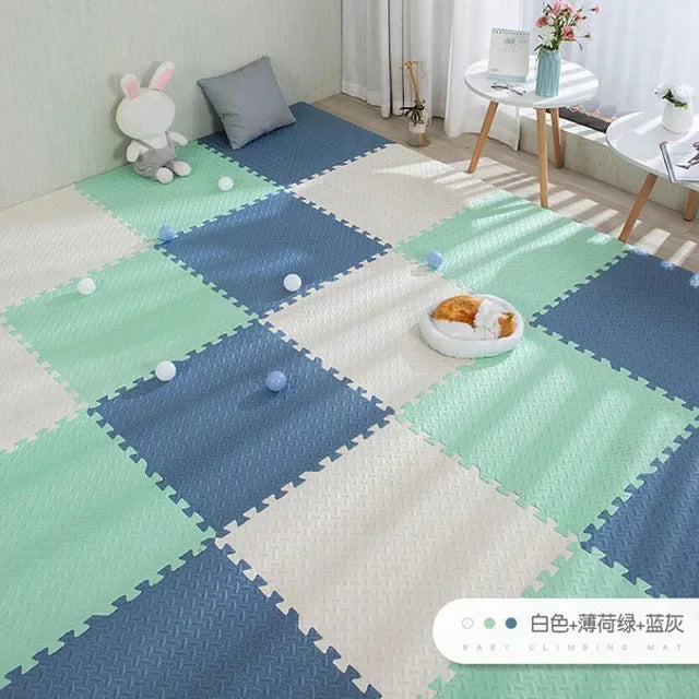 Soft Interlocking Puzzle Mat Play for Kids Room