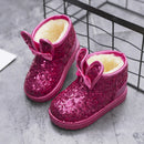 Kid Girls Non-slip Warm Sequin Snow Boots childrensterritory