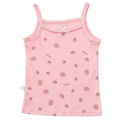 Kids Cotton Multiple Styles Camisole Vests For Summer childrensterritory