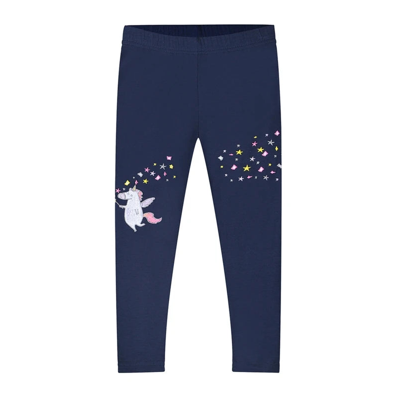 Kids Girls Cartoon Pattern Casual Leggings For 2-8 Years childrensterritory